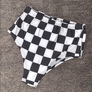 Rave Checkered Booty Shorts | Poshmark